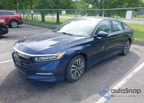 2019 Honda Accord Hybrid z USA, uszkodzony, nr VIN 1HGCV3F15KA016547